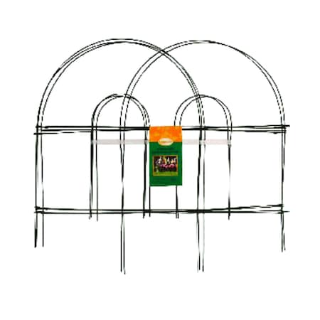 Panacea Panacea 10 ft. L X 18 in. H Metal Green Garden Fence 8912A